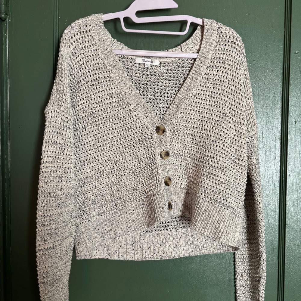 Women's Cream Knit Sweater
